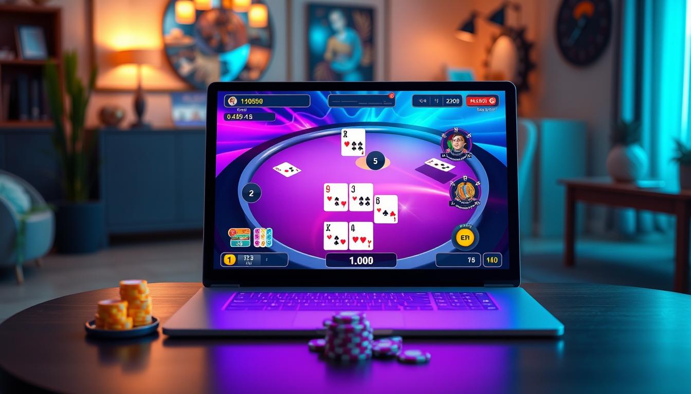 Cara main poker online